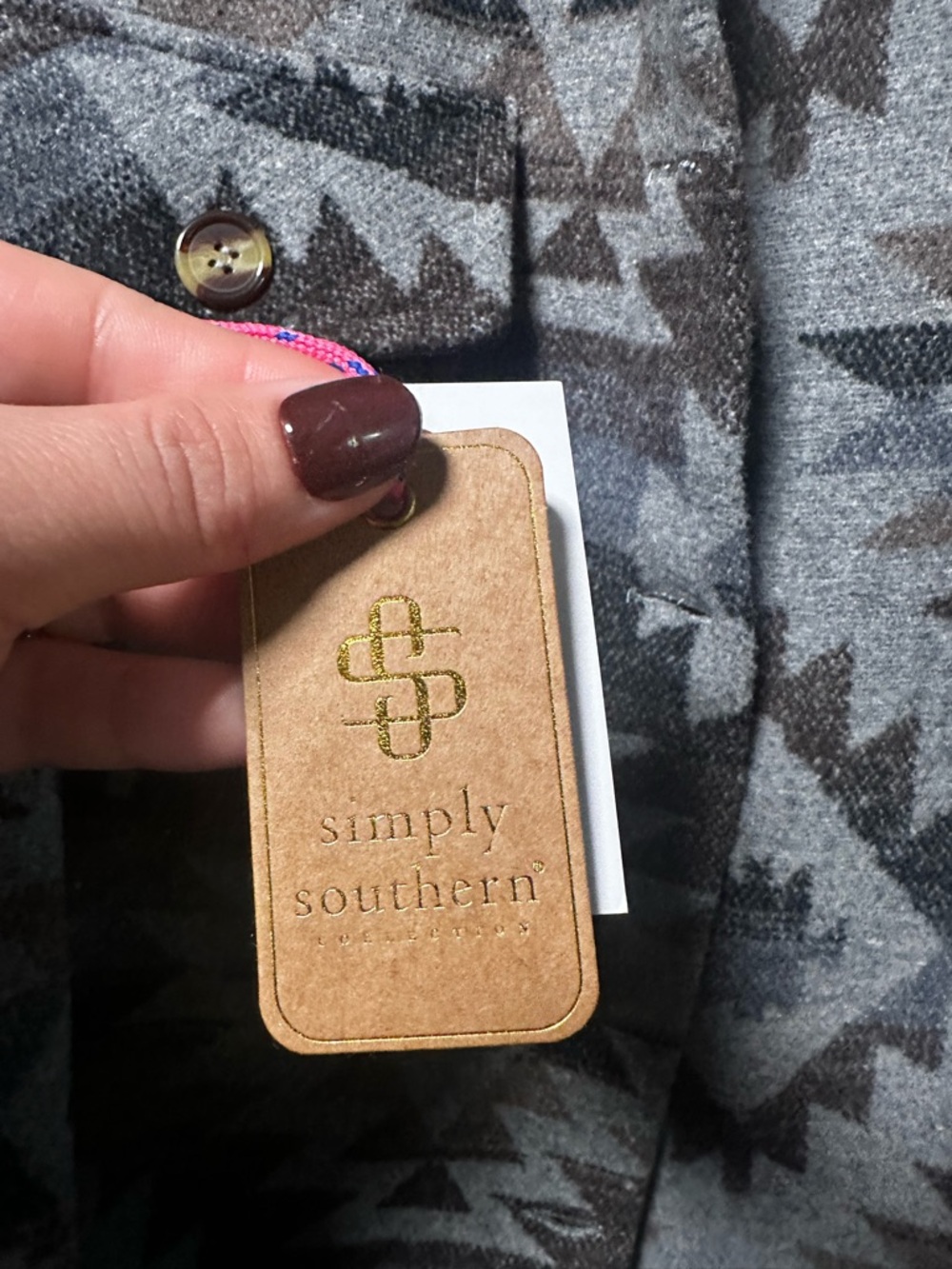 Simply Southern Aztec jacket - Picture 4 of 8